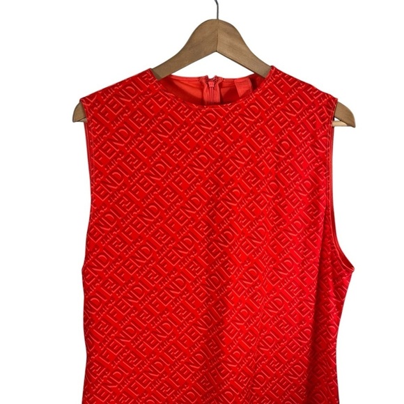 FENDI x SKIMS Sleeveless Mid Thigh Bodysuit Romper in Georgia - Picture 6 of 15